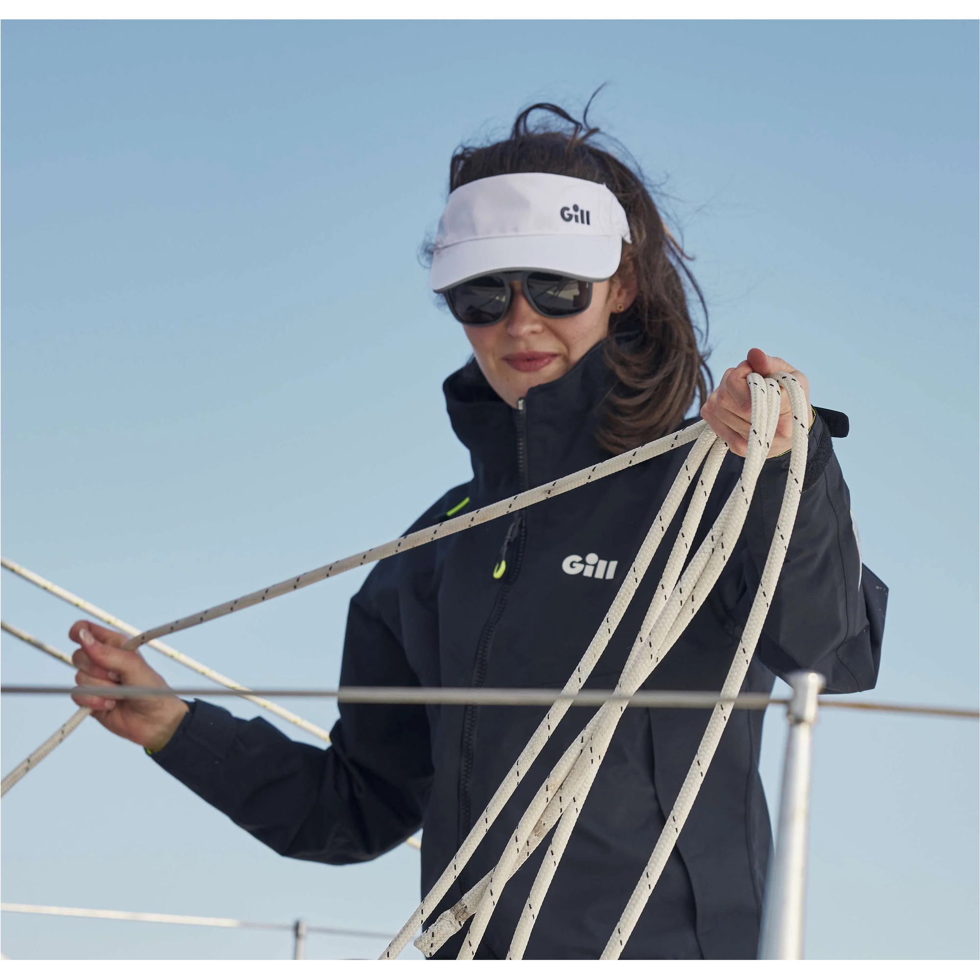 2026 Gill Regatta Visor 152 - White